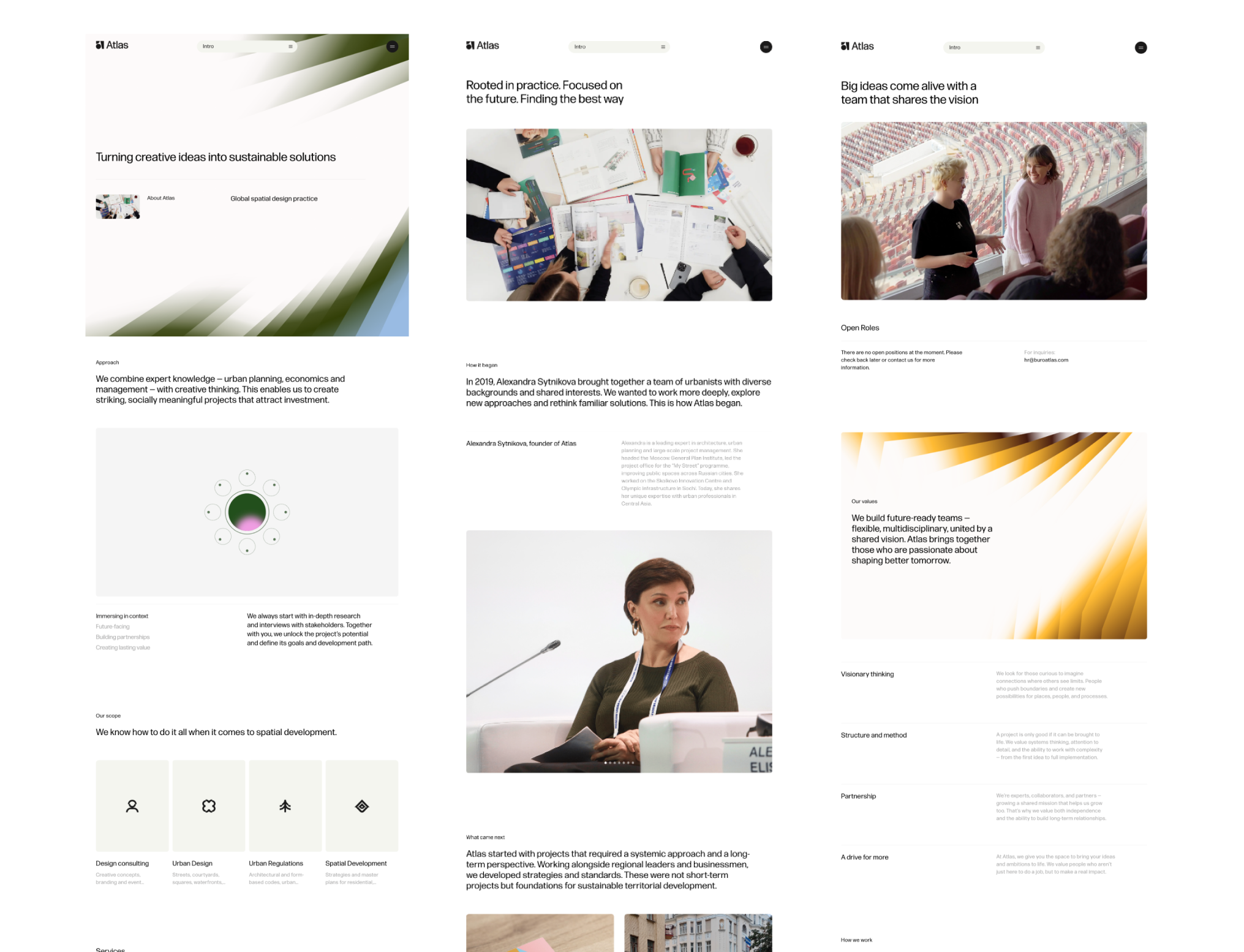 Illustrations for Atlas website case